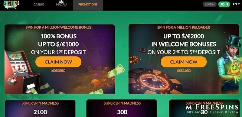Learn about spinmillion casino